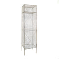 Woven-Wire Mesh Locker, Early 20th Century